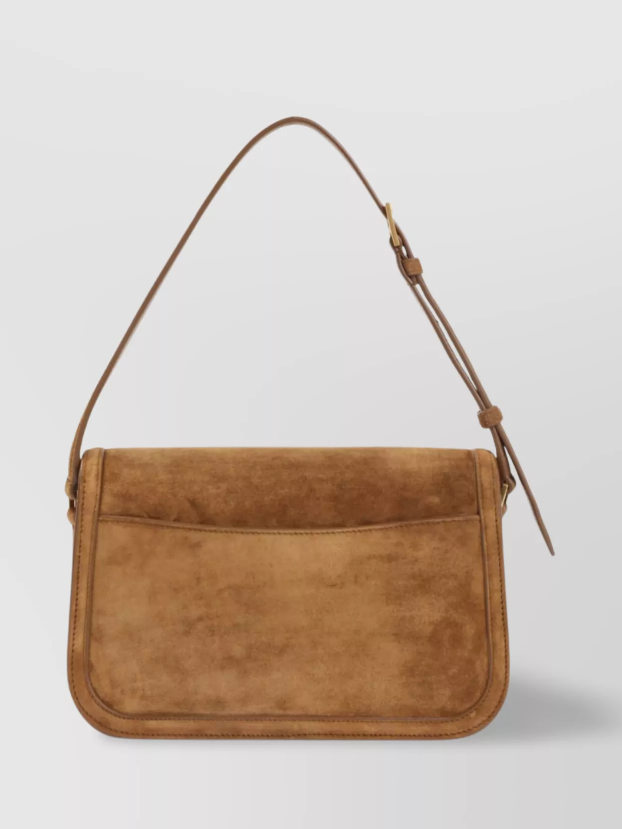 Saint Laurent Solferino Suede Leather Shoulder Bag