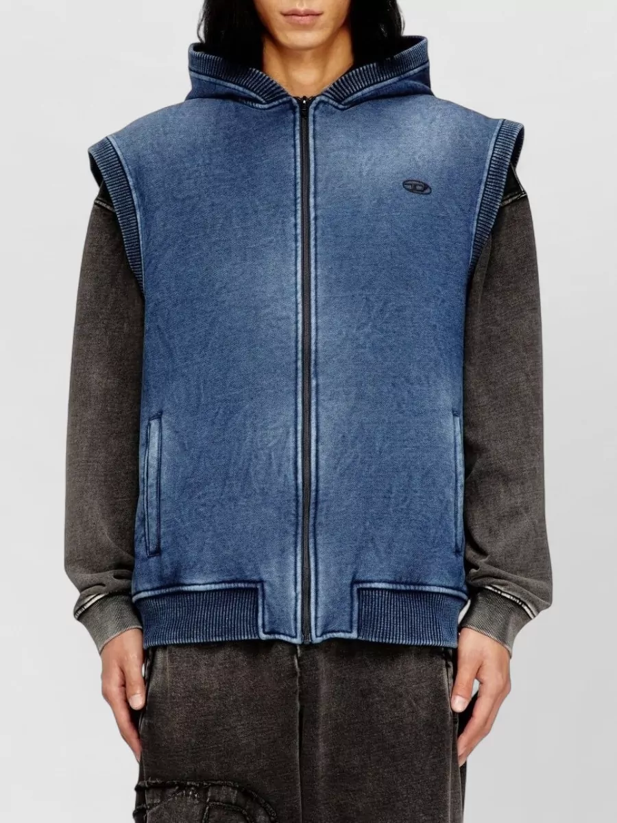 Diesel Sleeveless Hooded Jacket