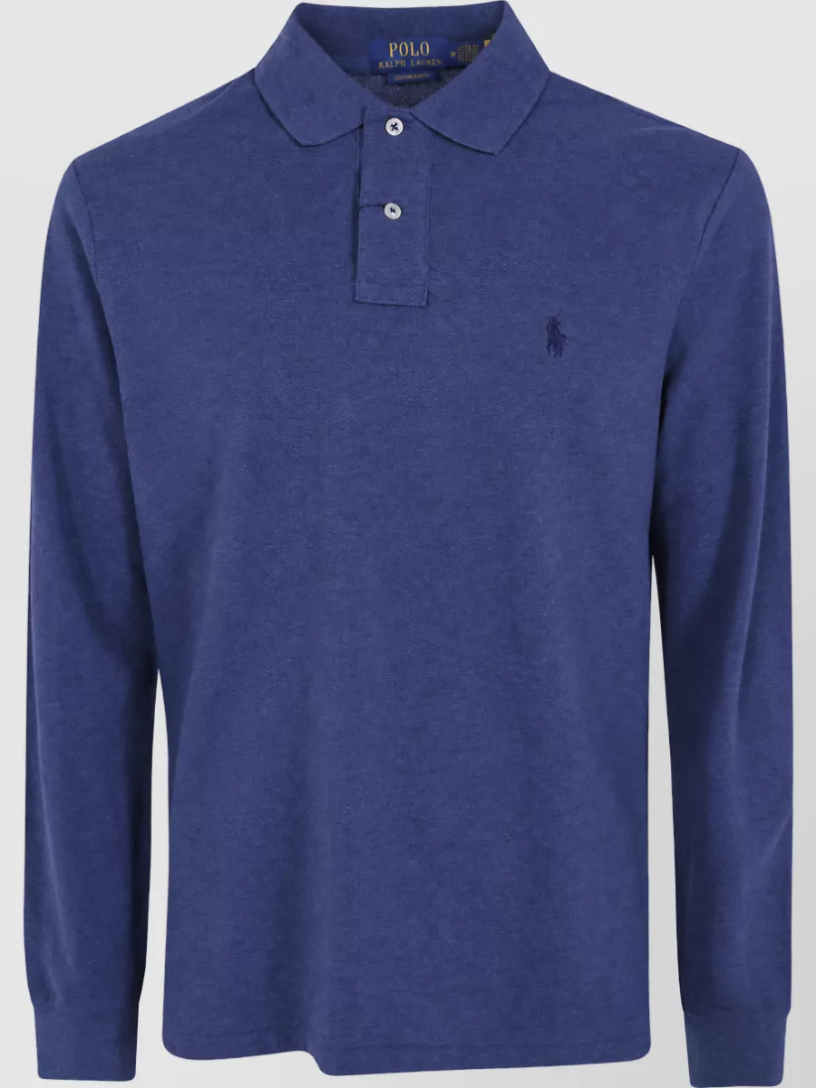 Polo Ralph Lauren cotton long-sleeve knit shirt