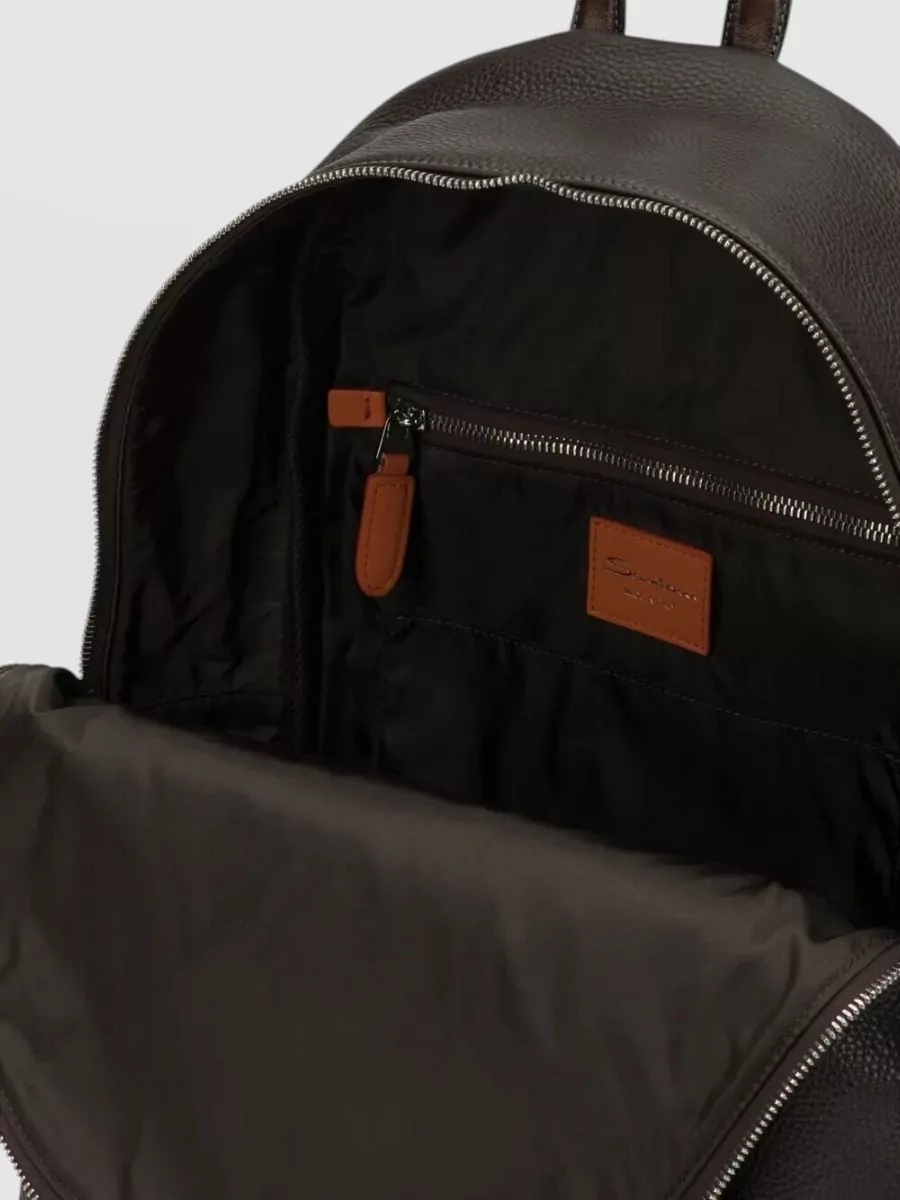 Santoni Leather Backpack