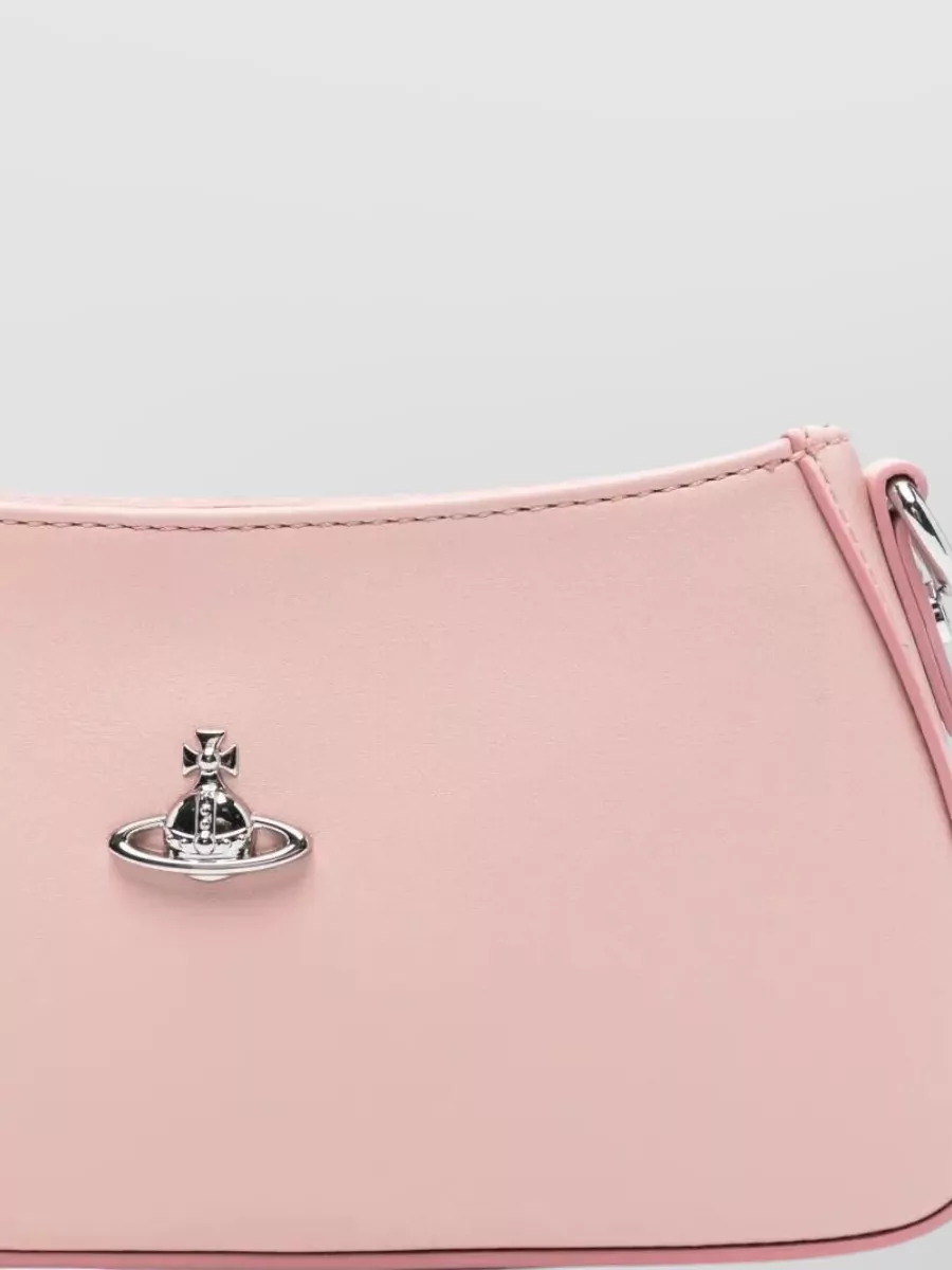 Vivienne Westwood Tasha Shoulder Bag Silver Tone Hardware Strap