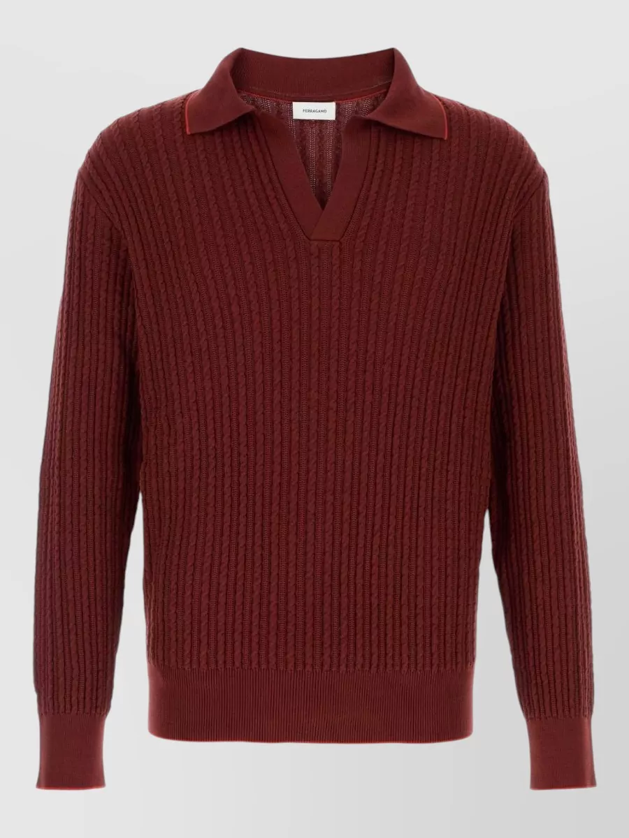 Ferragamo silk cotton t-shirt