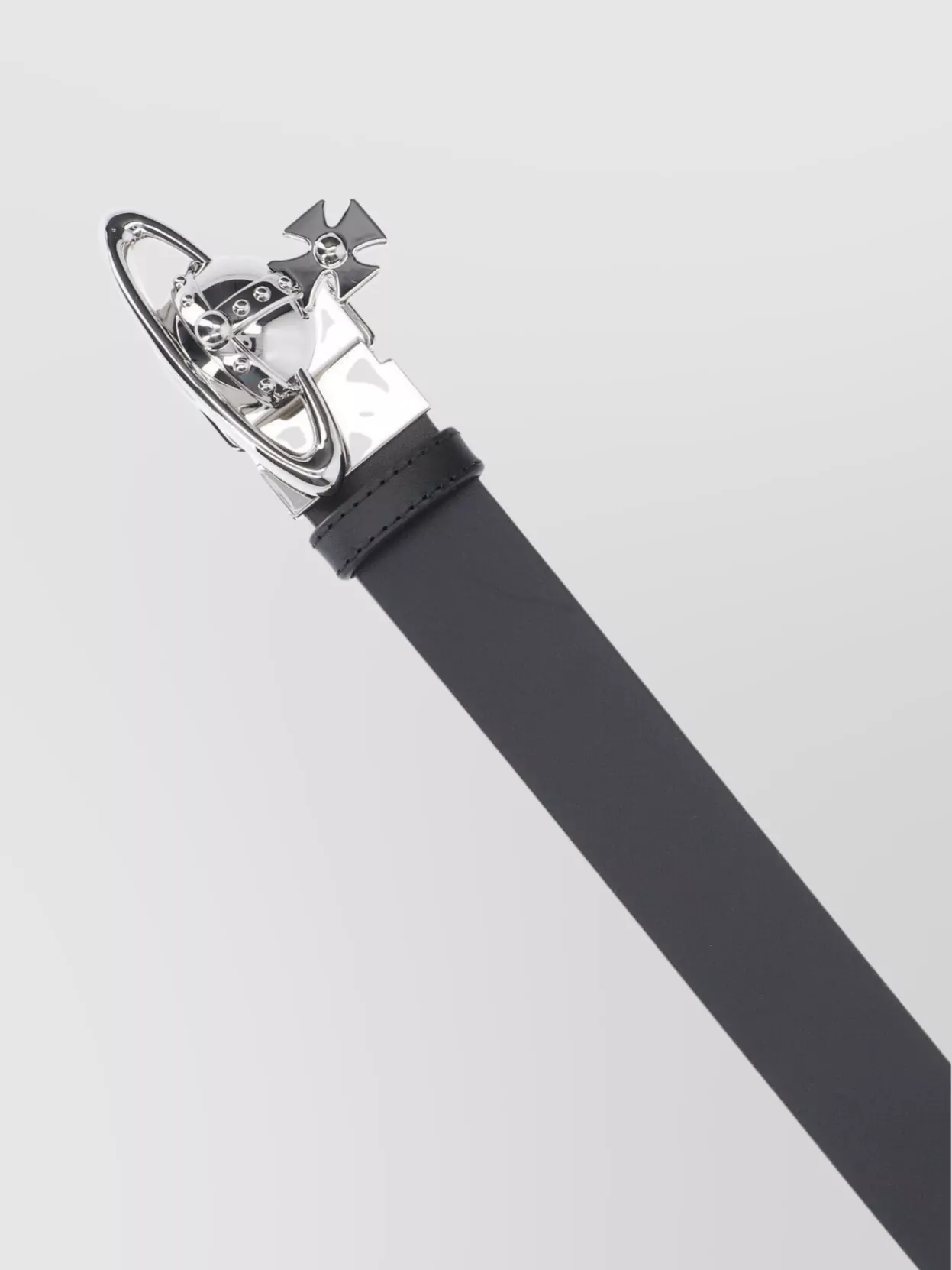 Vivienne Westwood Adjustable Length Smooth Finish Metallic Buckle