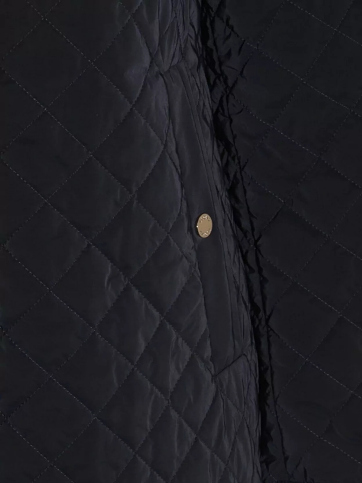 Moorer Padded Coat With Long Length And High Collar