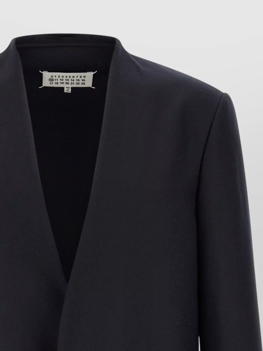 Maison Margiela Virgin Wool V-Neck Suit Jacket