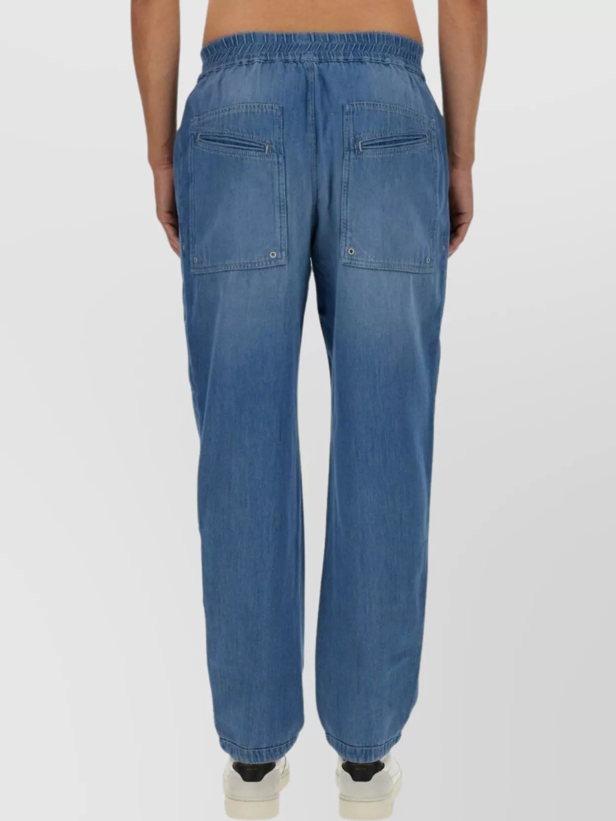 Isabel Marant Straight Leg Denim Cargo Pants