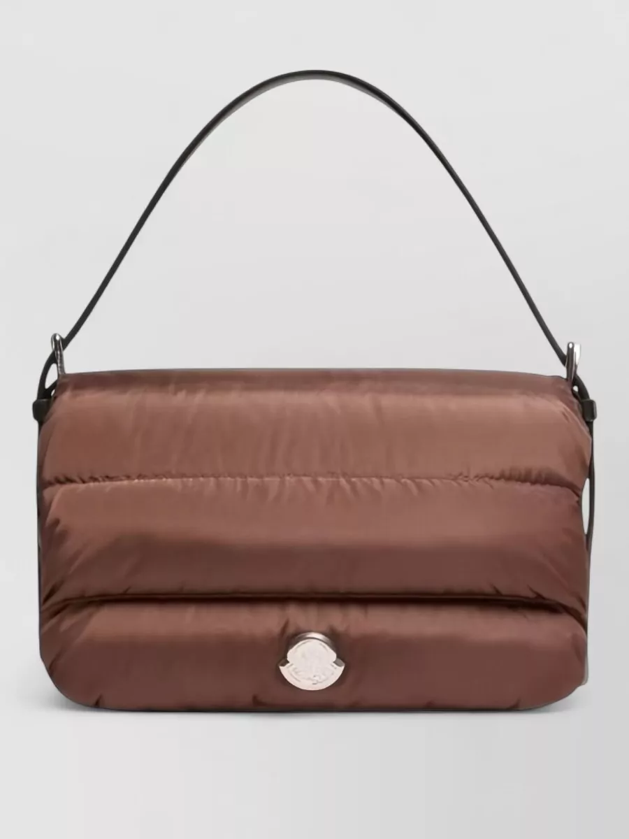Moncler caradoc leather clutch bag
