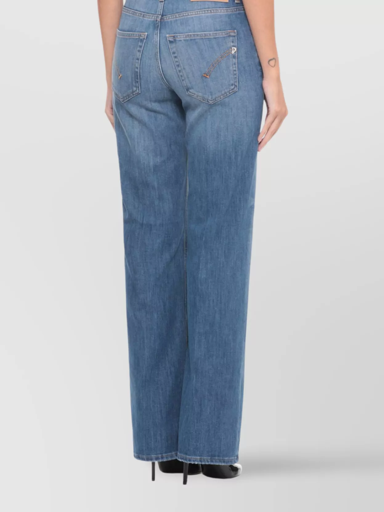 Dondup Women's Straight Cut Denim Trousers