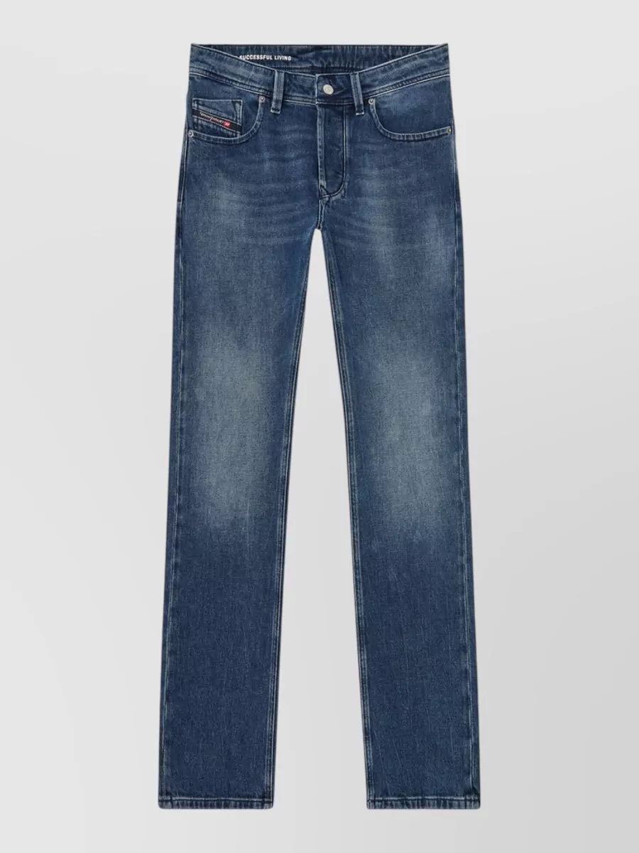 Diesel denim straight-leg jeans
