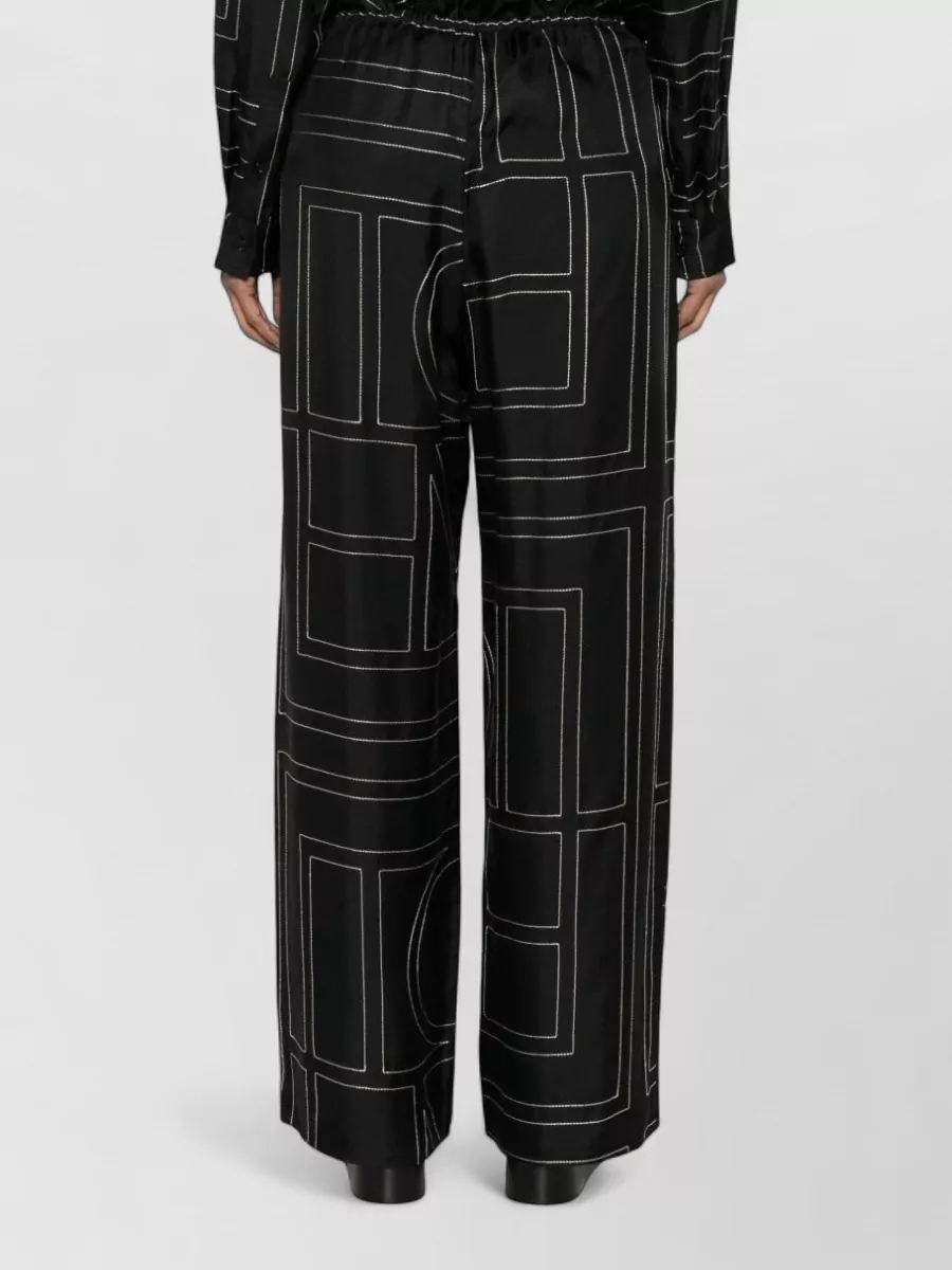 Totême Silk Wide-Leg Relaxed-Fit Pajama Trousers