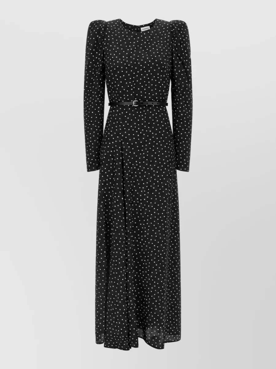 P.a.r.o.s.h. silk star-print maxi dress