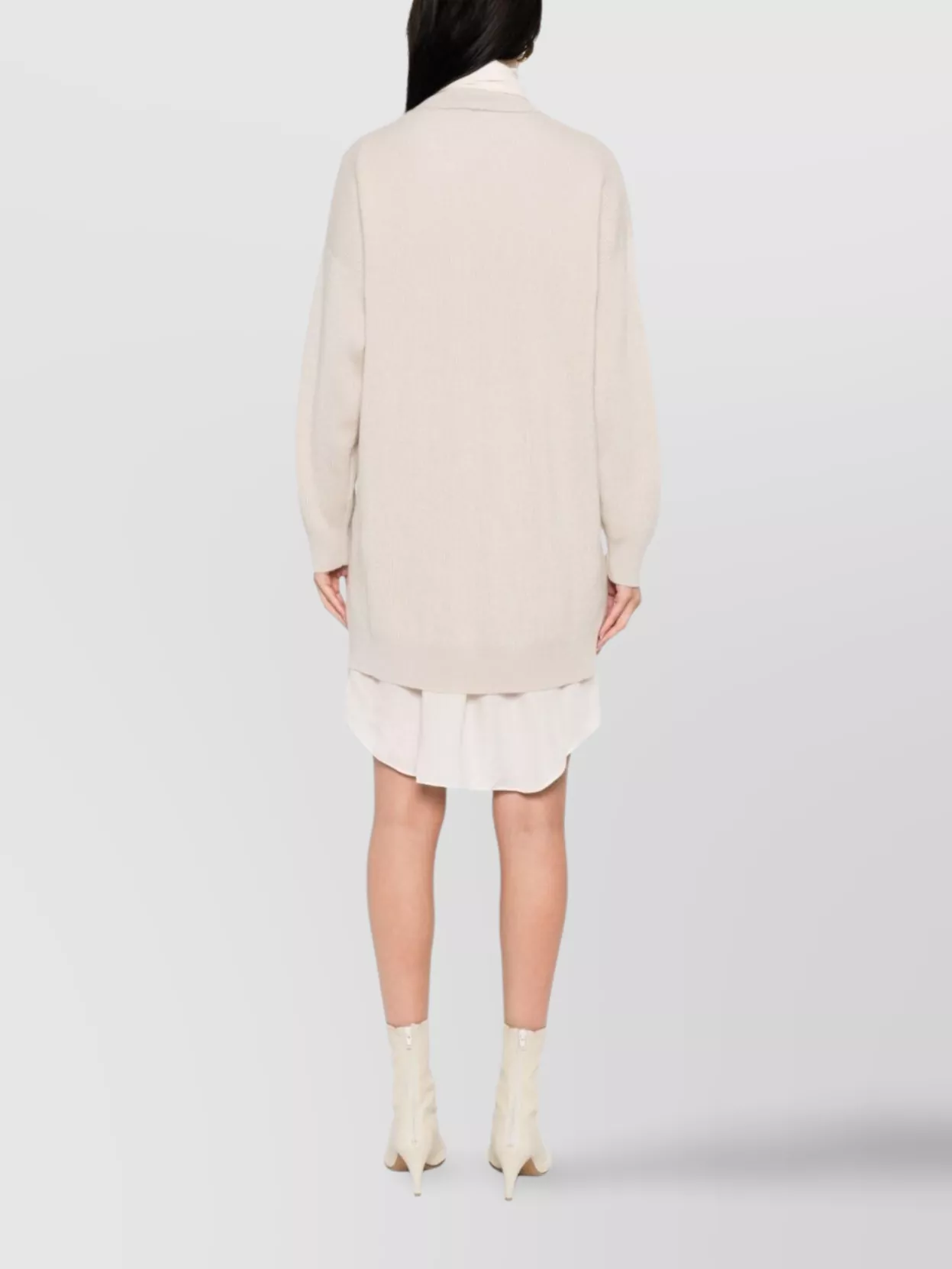 Brunello Cucinelli Cashmere Short Dress High Neck