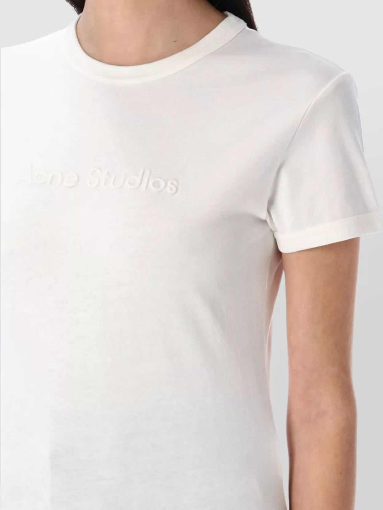 Acne Studios Etza Print Tshirt Crew Neck