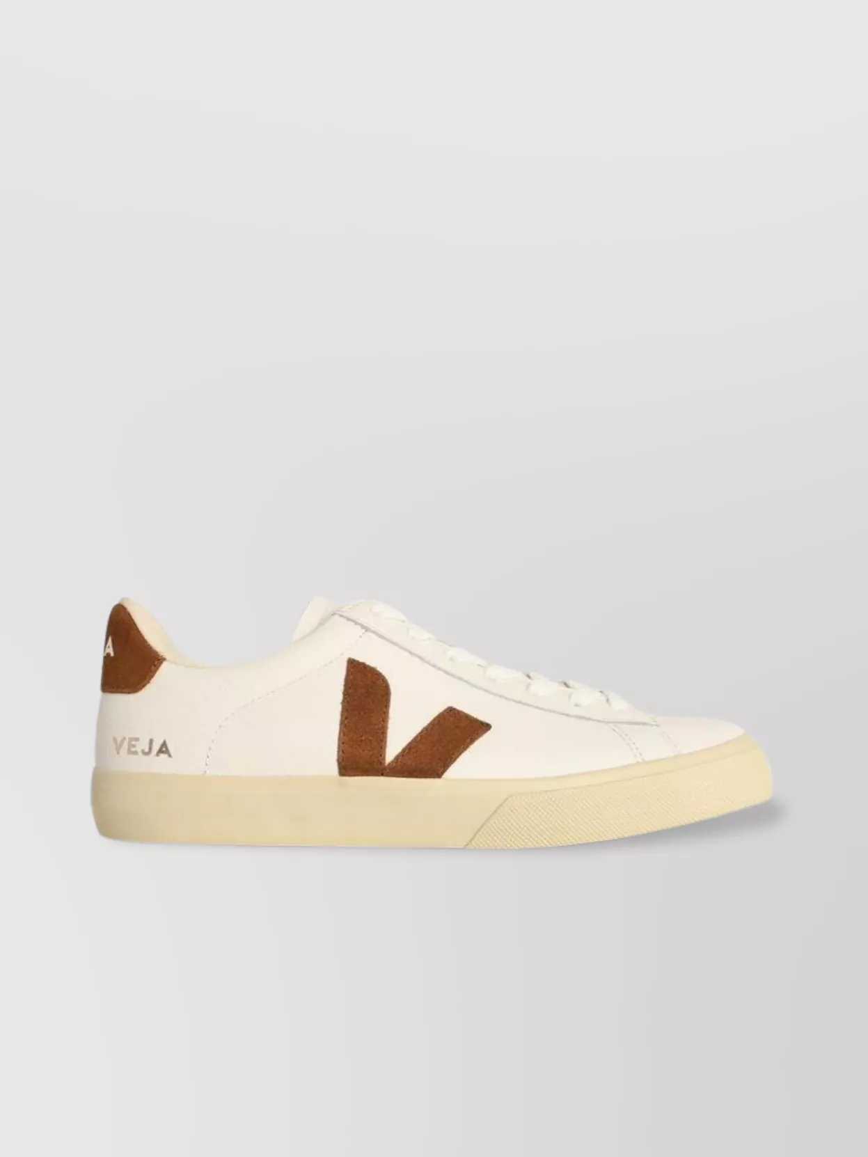 Veja 'White Leather And Cognac Sneakers'