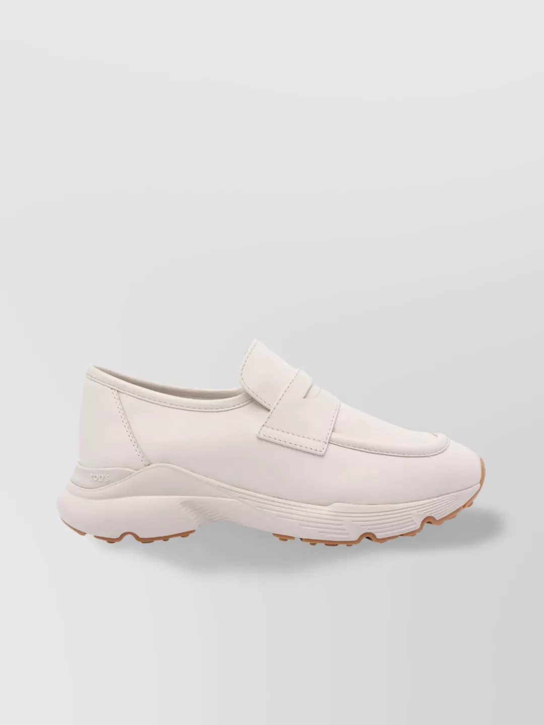 Tod's Leather Low-Top Sporty Loafers