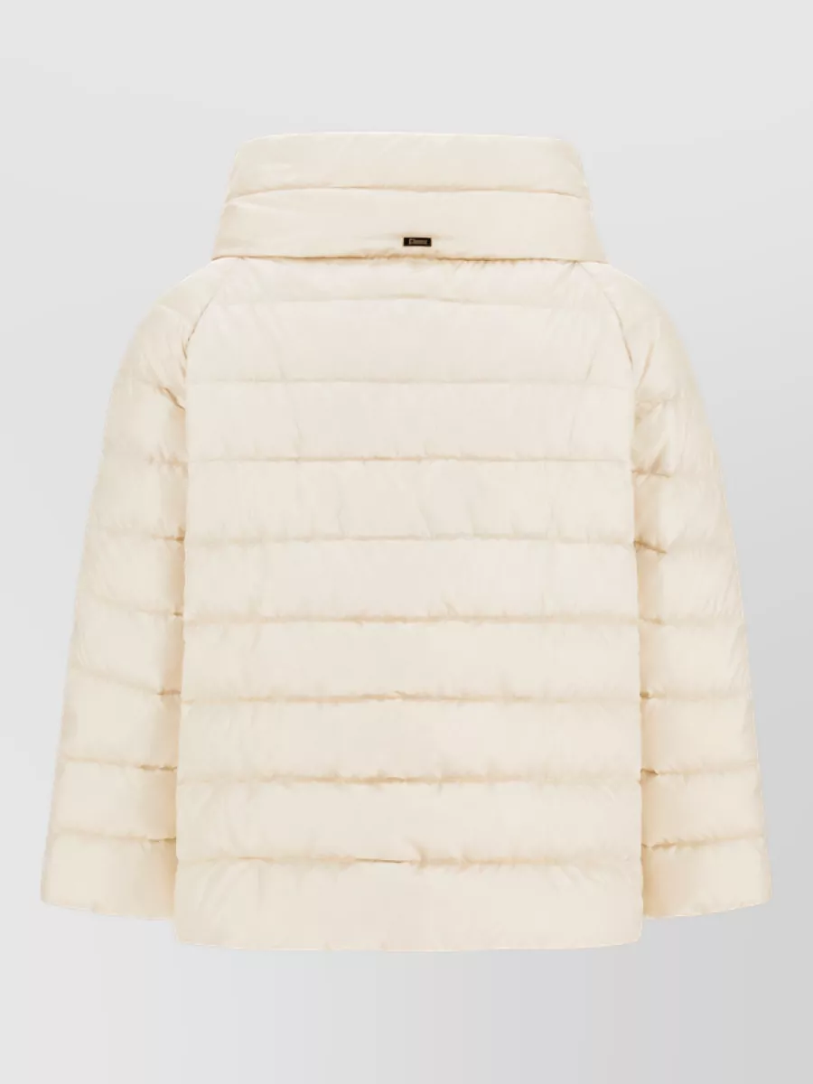 Herno Down Mini Cape Puffer Jacket