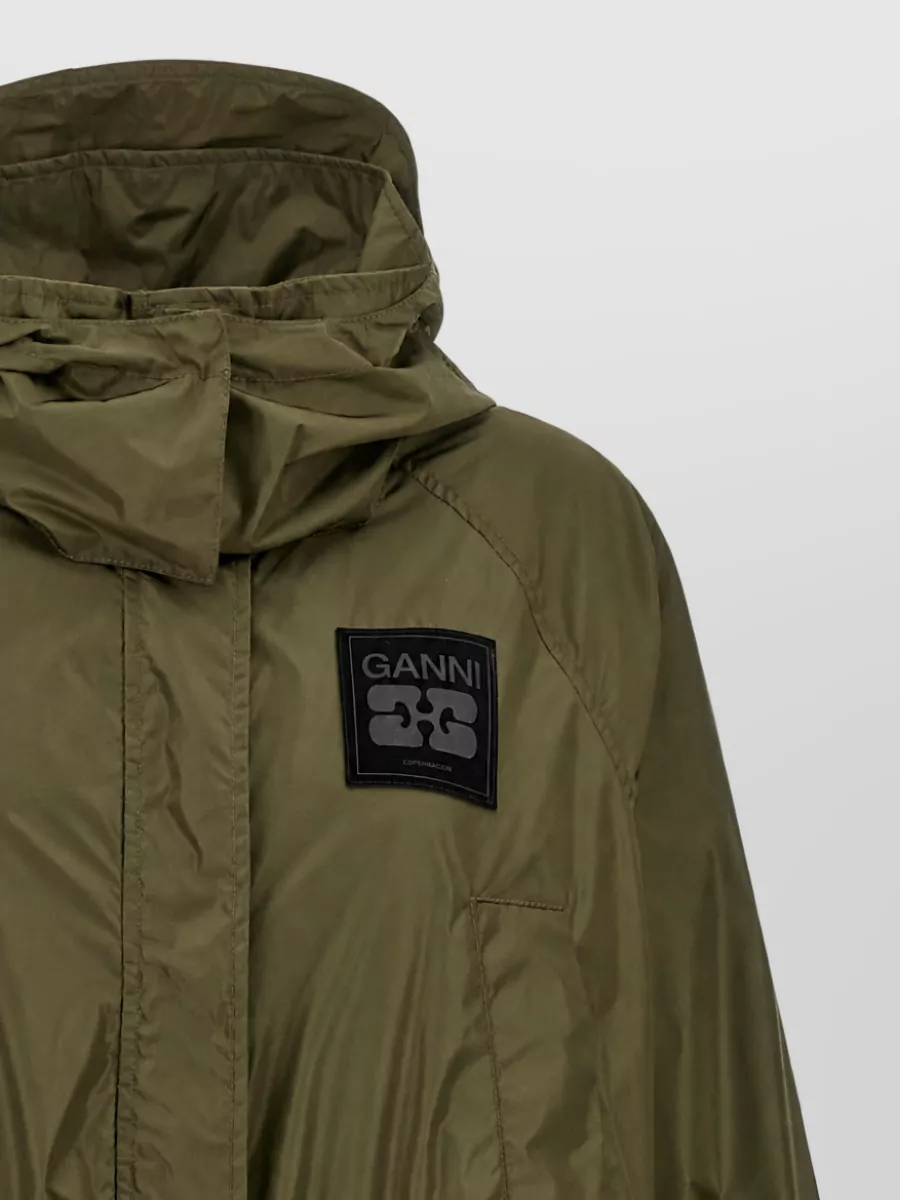 Ganni oversized windbreaker