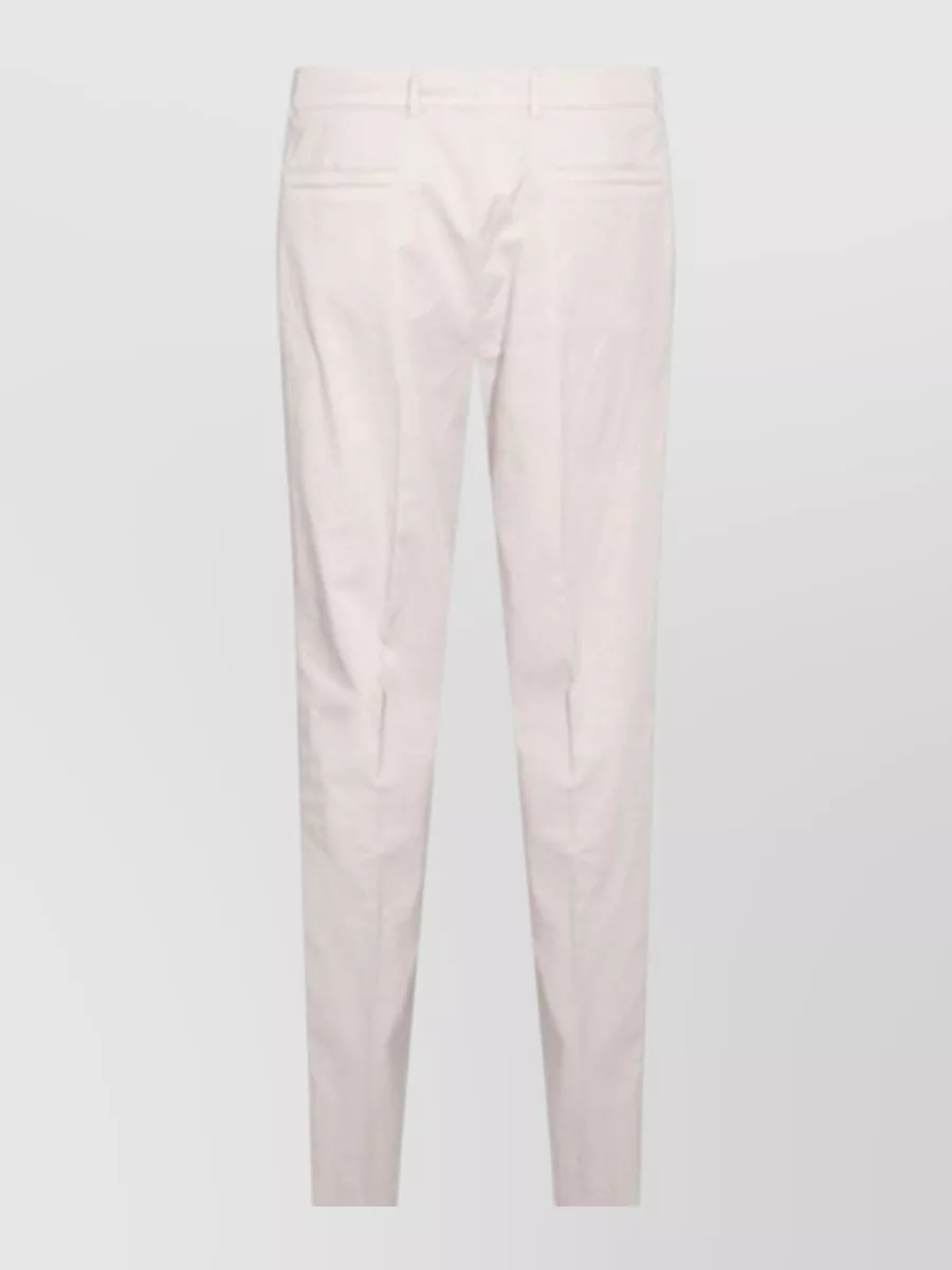Brunello Cucinelli Cotton Mid-Rise Straight-Leg Tailored Trousers