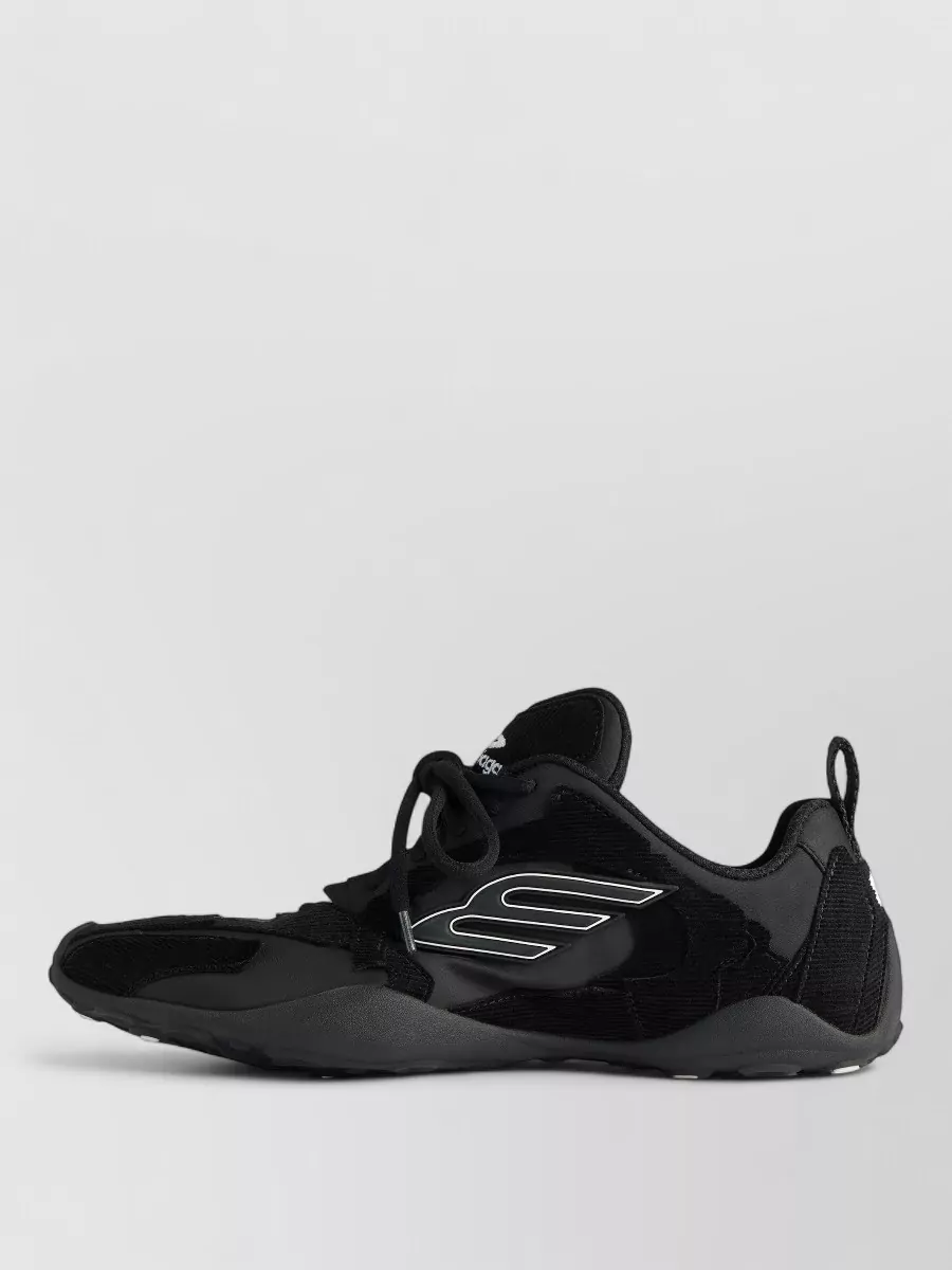 Balenciaga Ultra Monday Corduroy Nylon Sneakers Pull Tab