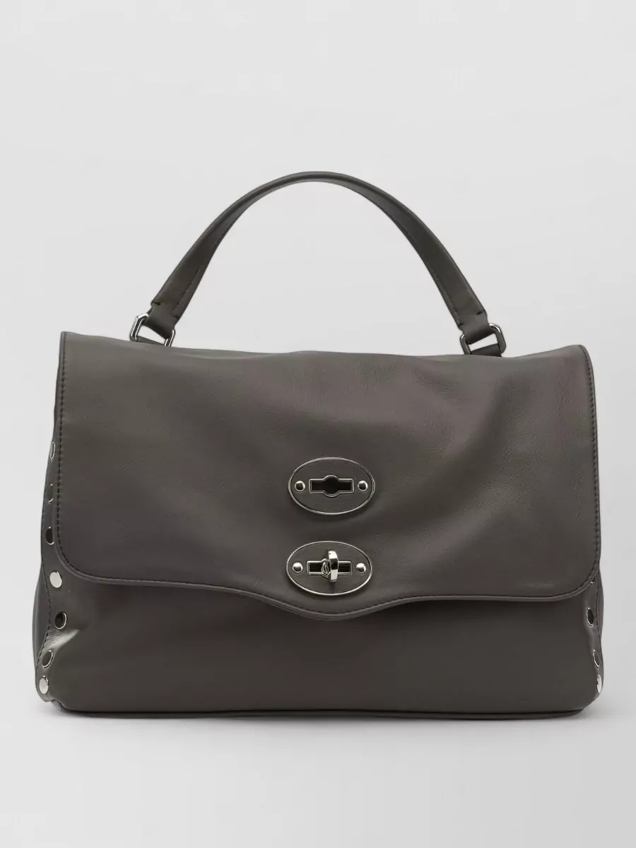 Zanellato Leather postina saeta shoulder bag
