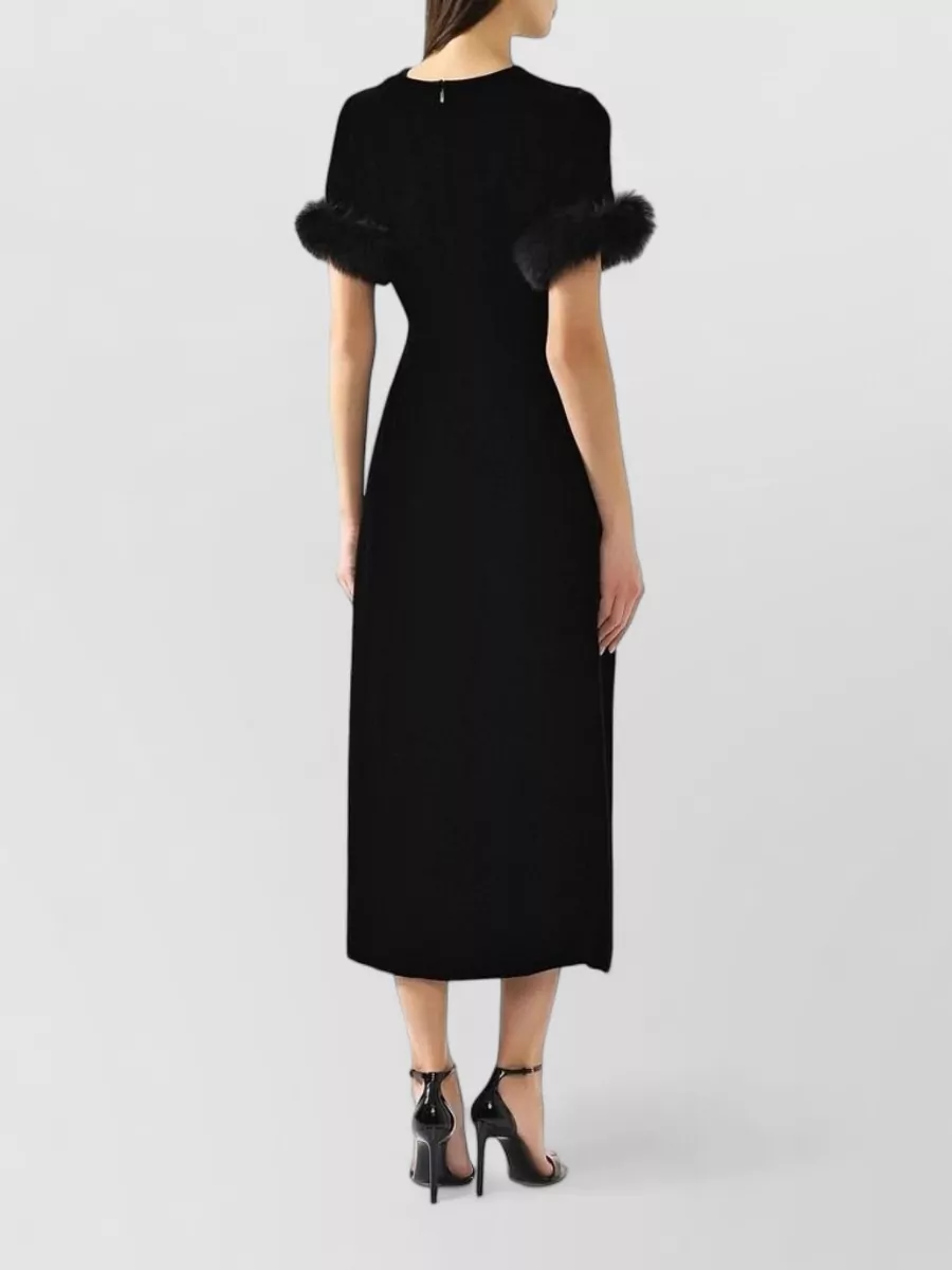 Fendi Silk-Blend Midi Dress