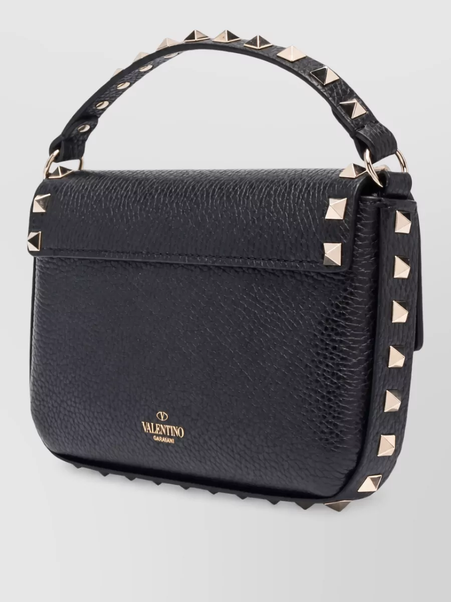 Valentino Calf Leather Rockstud Shoulder Bag