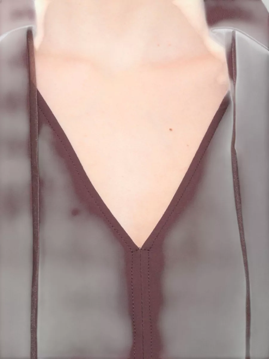Elisabetta Franchi V-Neck Long-Sleeve Blouse