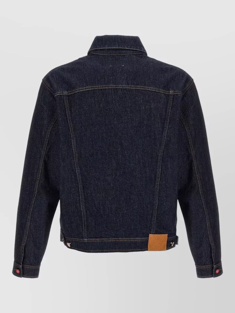 Casablanca Denim Dropped-Shoulder Jacket