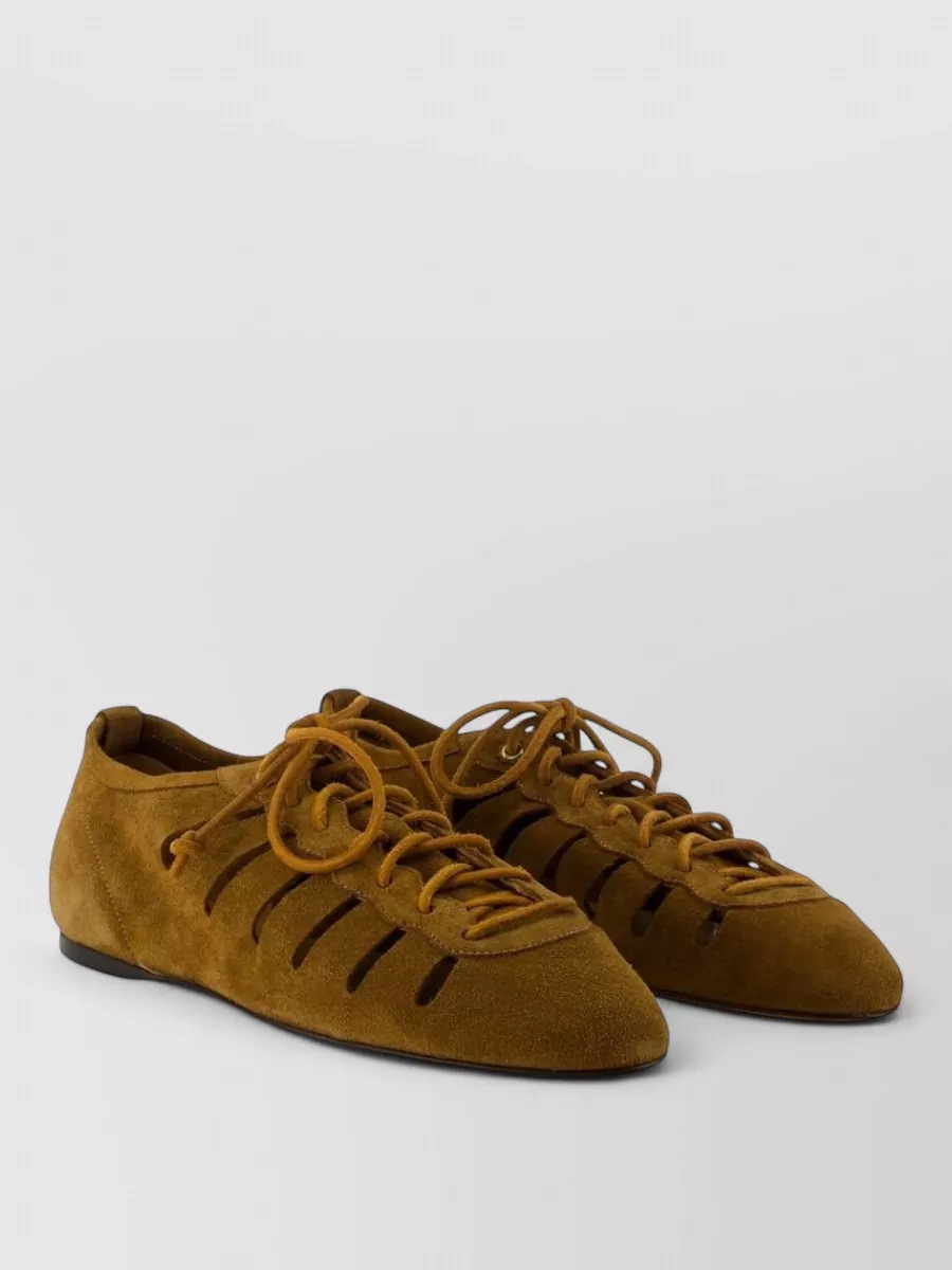Isabel Marant leather lace-up ballet flats