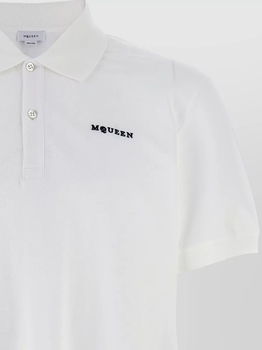 Mc Queen Cotton Short-Sleeve Polo Shirt