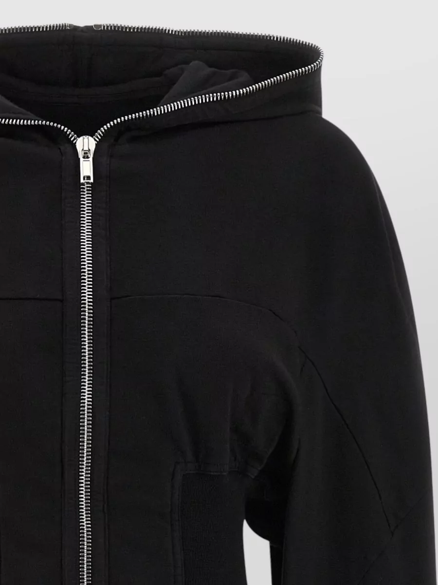 Rick Owens Drkshdw Cropped Zip-Up Hoodie