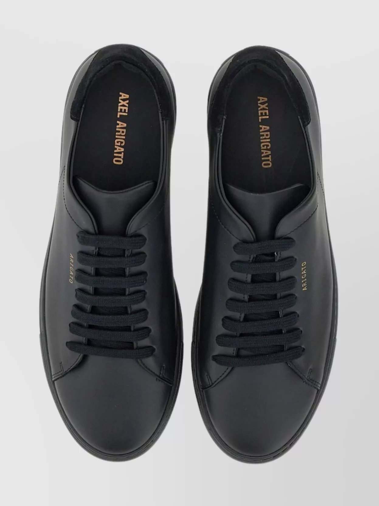 Axel Arigato Low-Top Leather Sneakers With Contrasting Heel