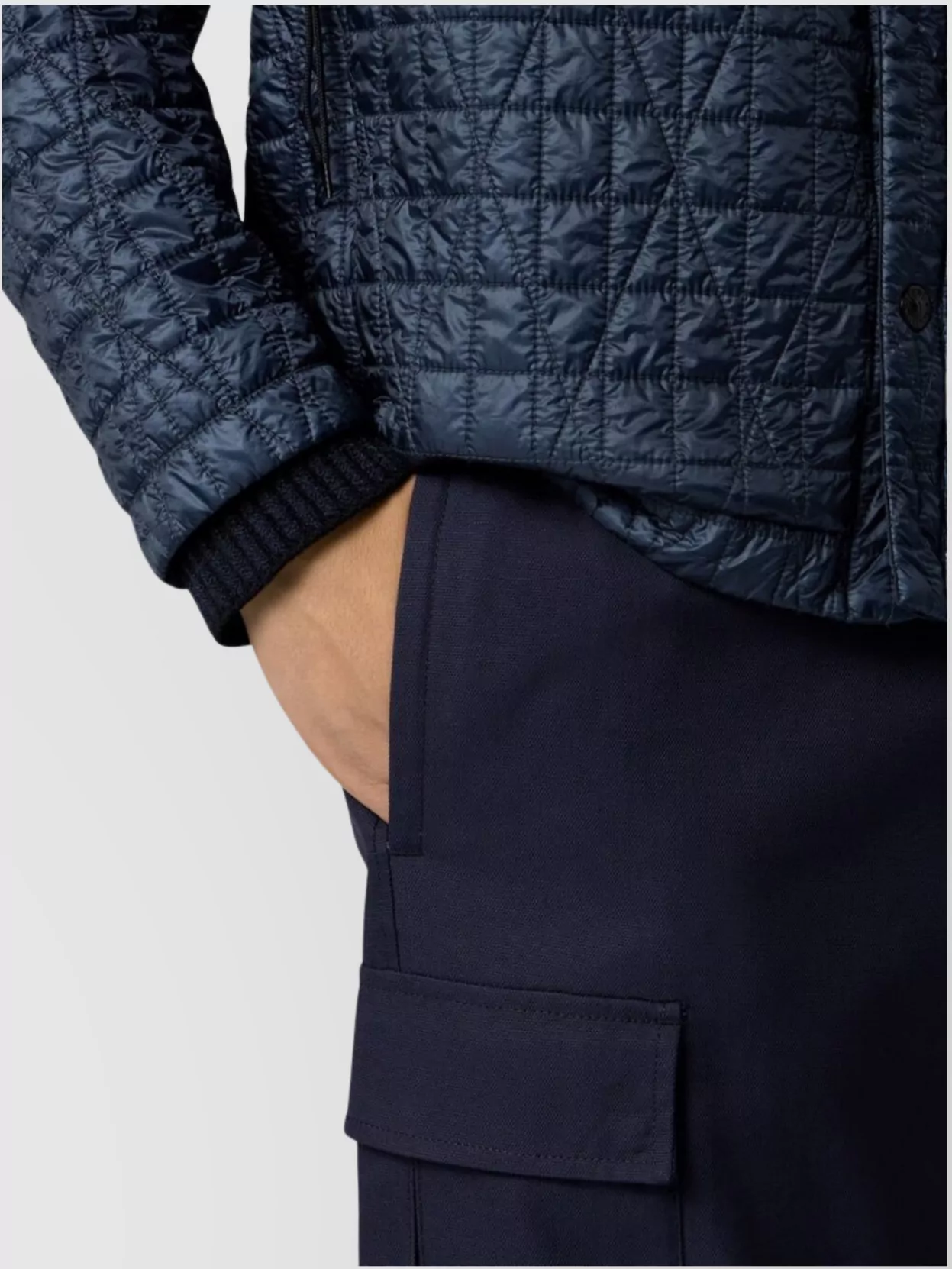 Stone Island Panama Cotton Trousers Elasticized Waist