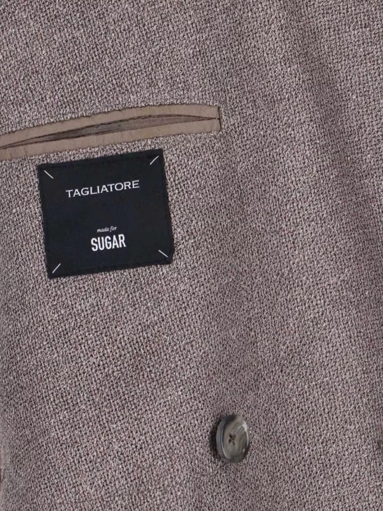 Tagliatore Structured Double-Breasted Blazer With Notch Lapel