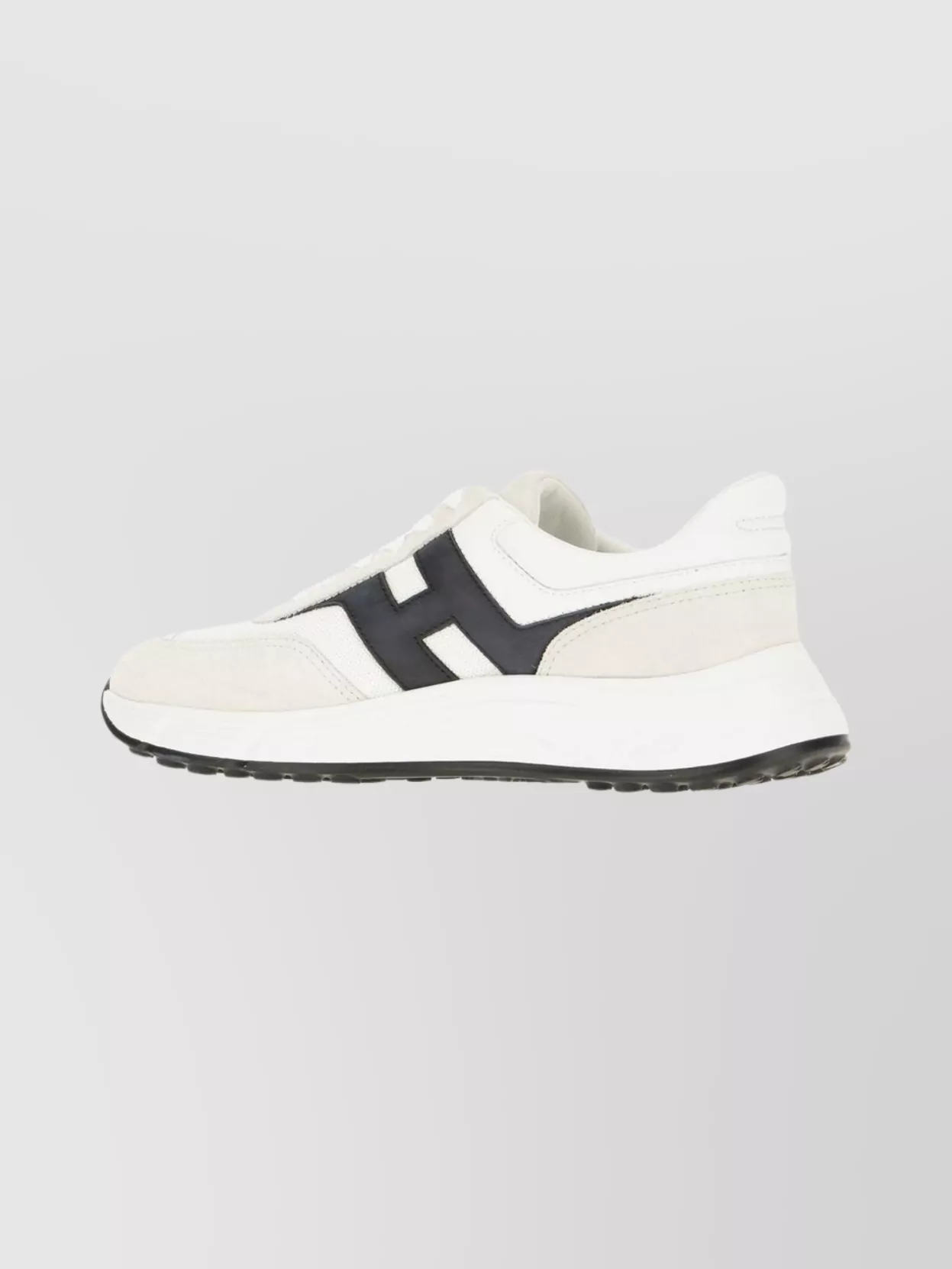 Hogan Lightweight Leather And Mesh Athletic Sneakers