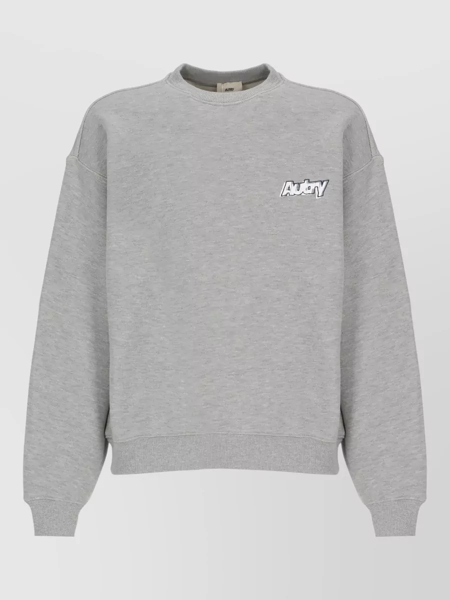 Autry logo print cotton sweatshirt