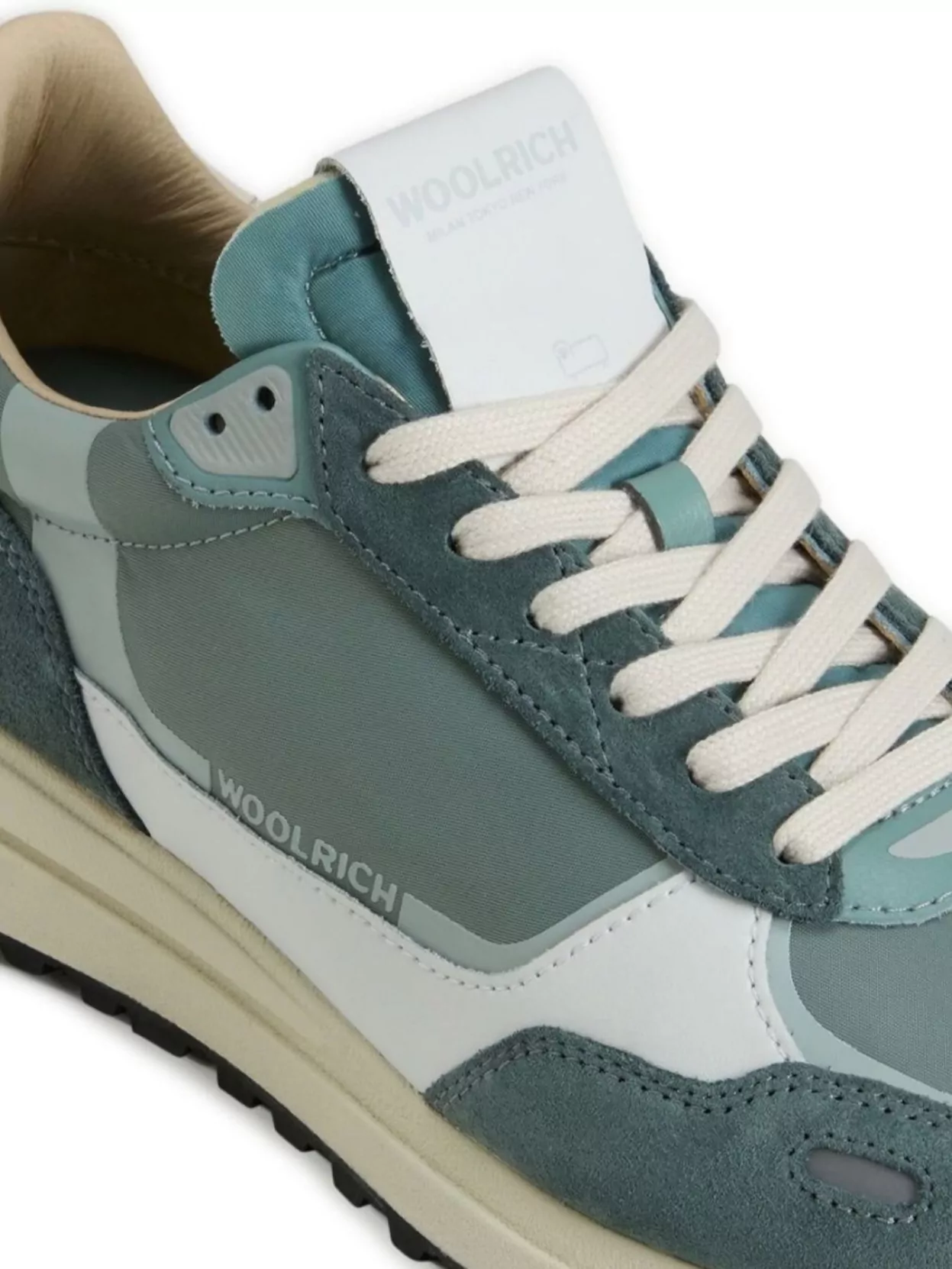 Woolrich Panelled Sneakers With Padded Ankle And Rubber Sole