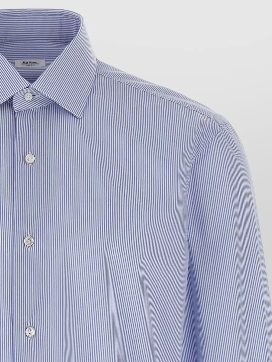 Barba Striped Cotton Shirt