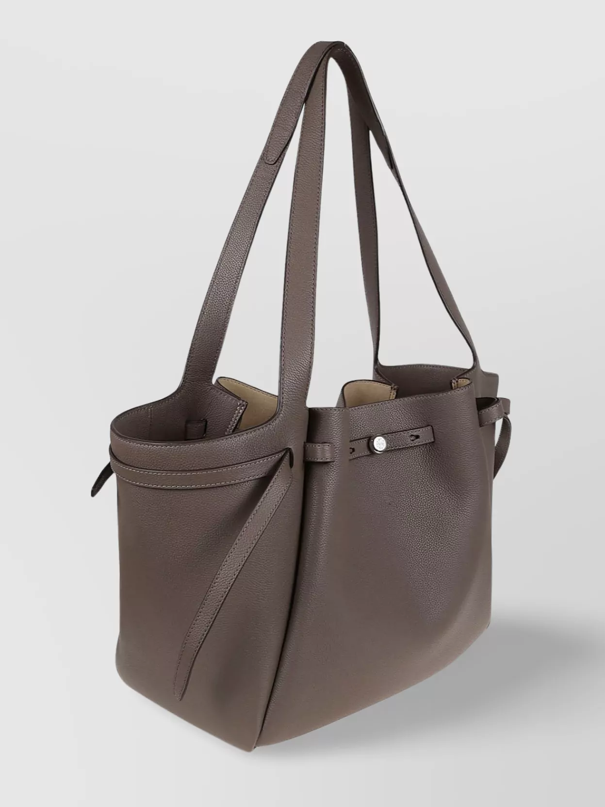 Tory Burch Romy Pebbled Tote Double Handles