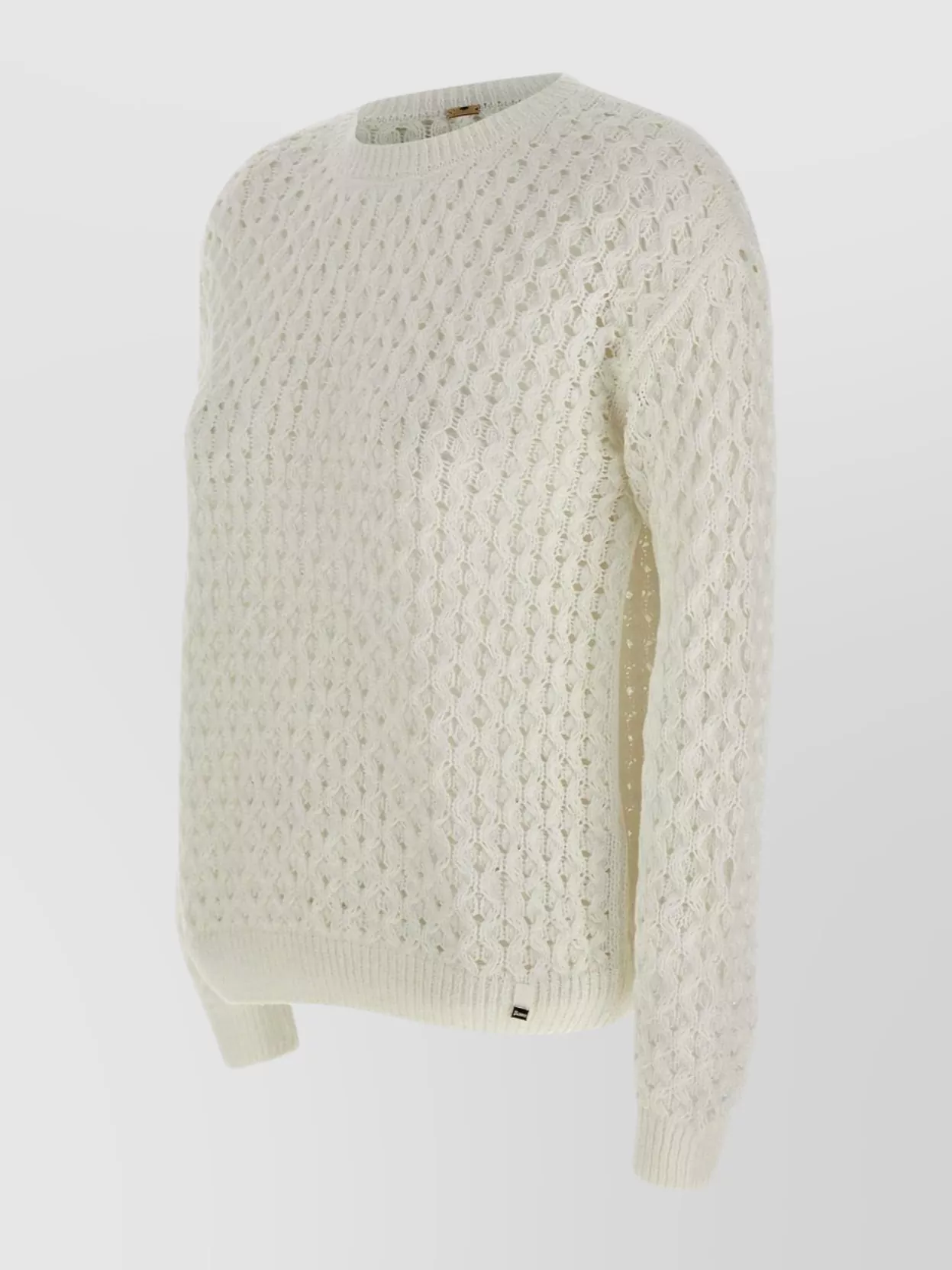 Herno Cotton Blend Crochet Sweater