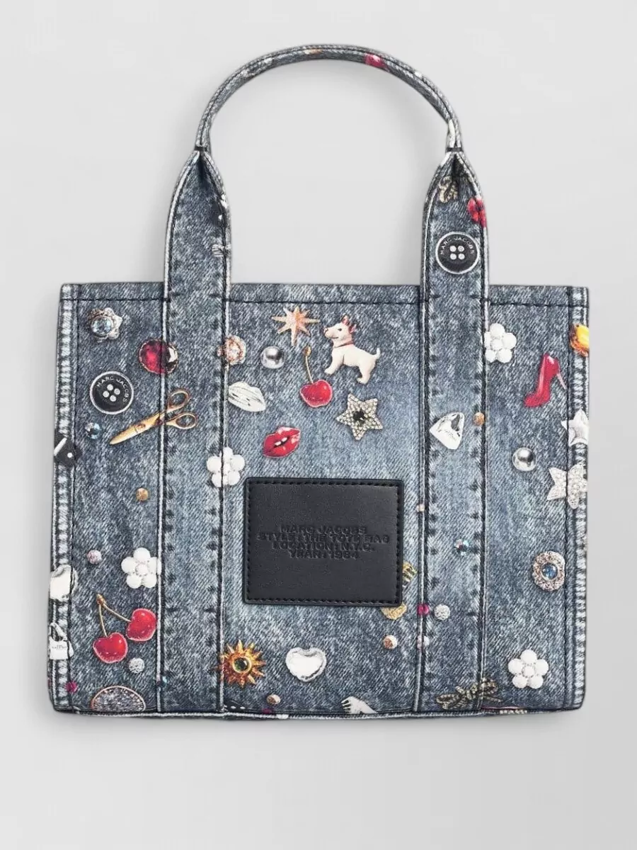 Marc Jacobs The Tote Bag Small Denim Tote Bag