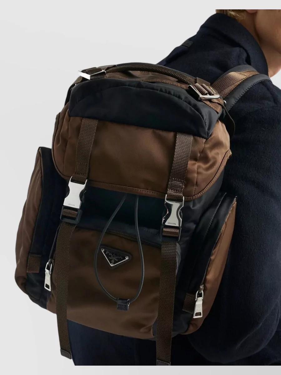 Prada Two Tone Nylon Backpack