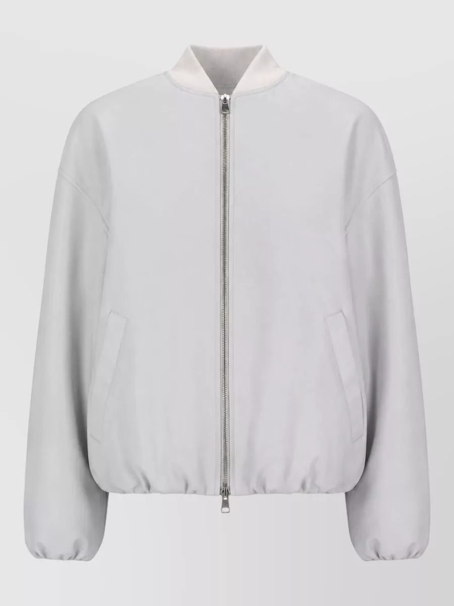 La Rose leather bomber jacket