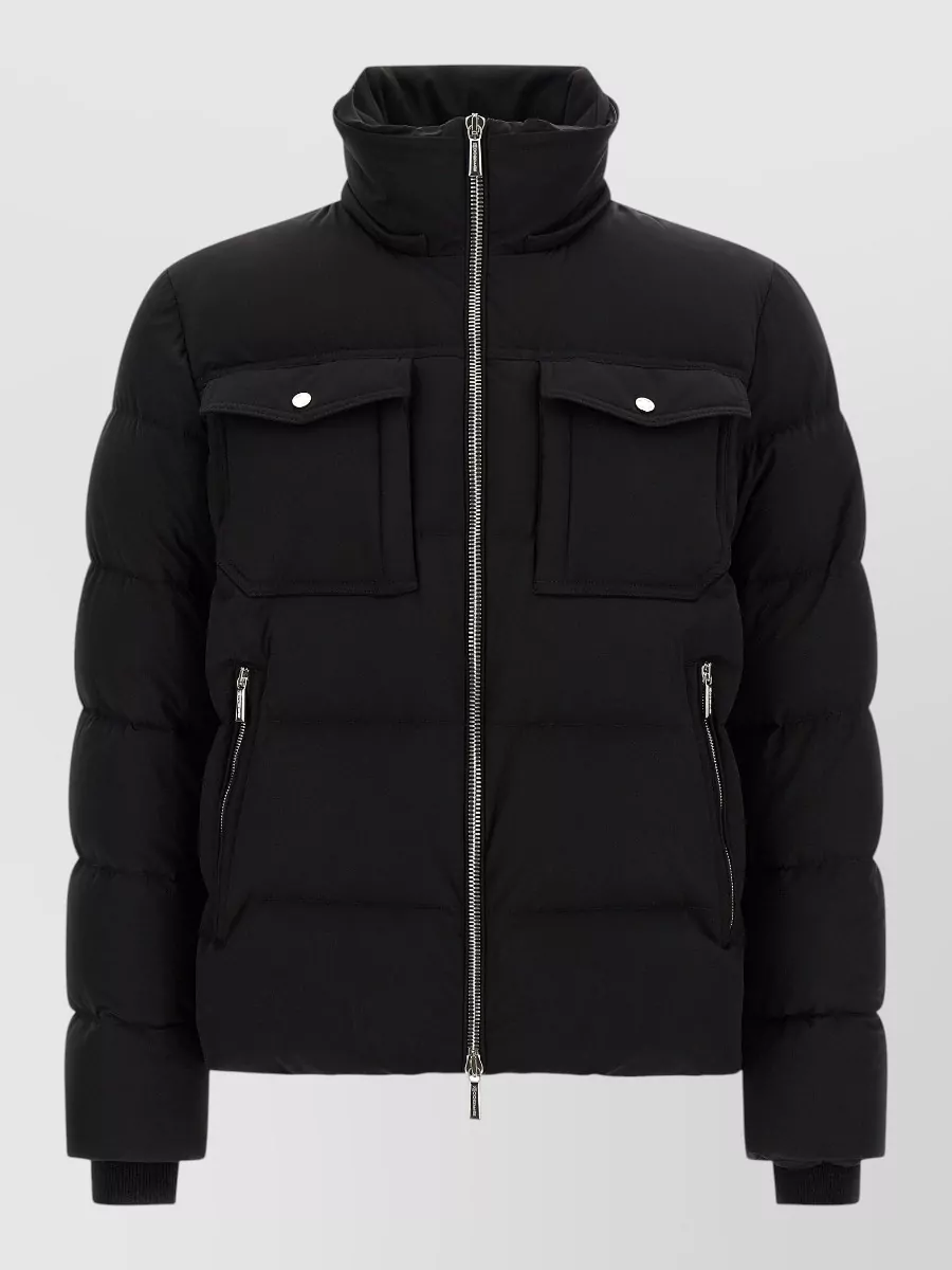 Moorer wool cashmere quilted down puffer jacket