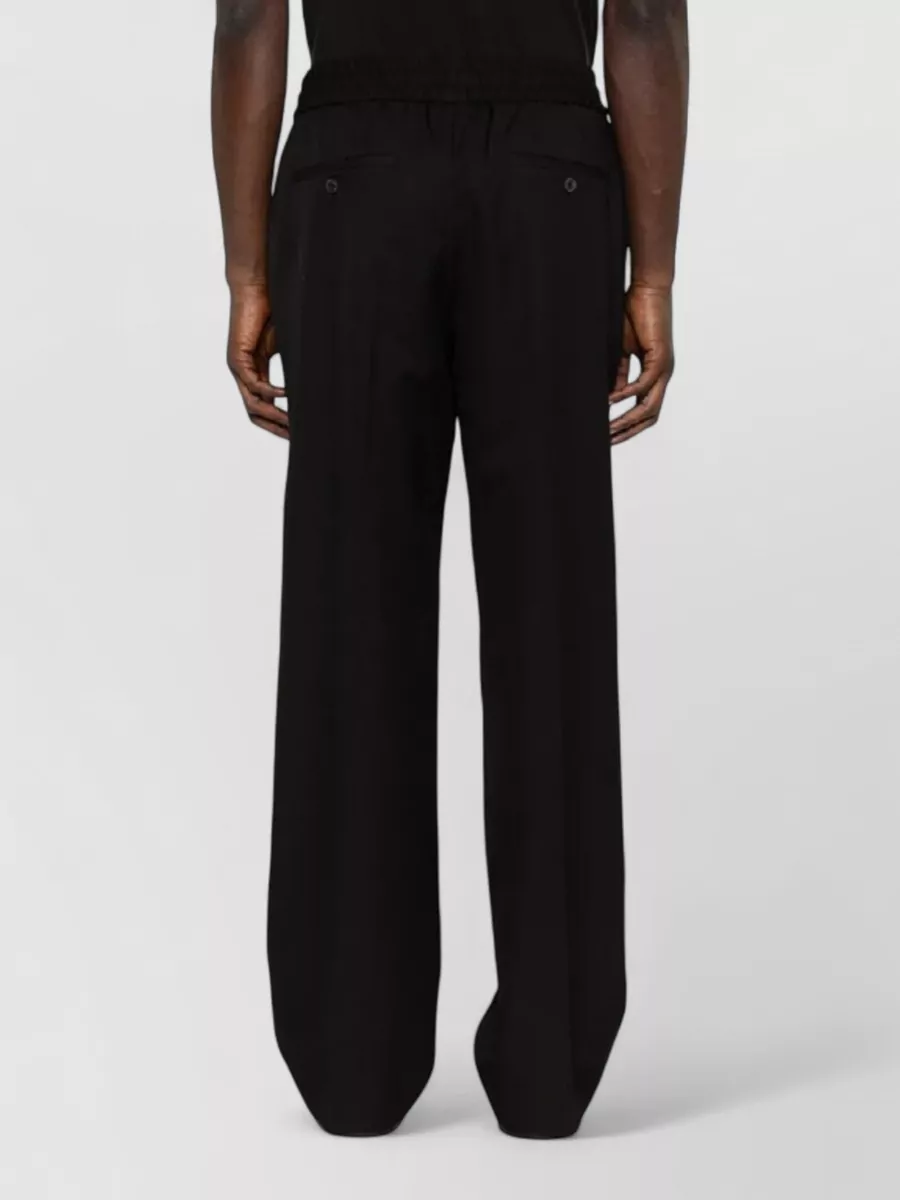Drôle De Monsieur Virgin Wool Loose Fit Trousers