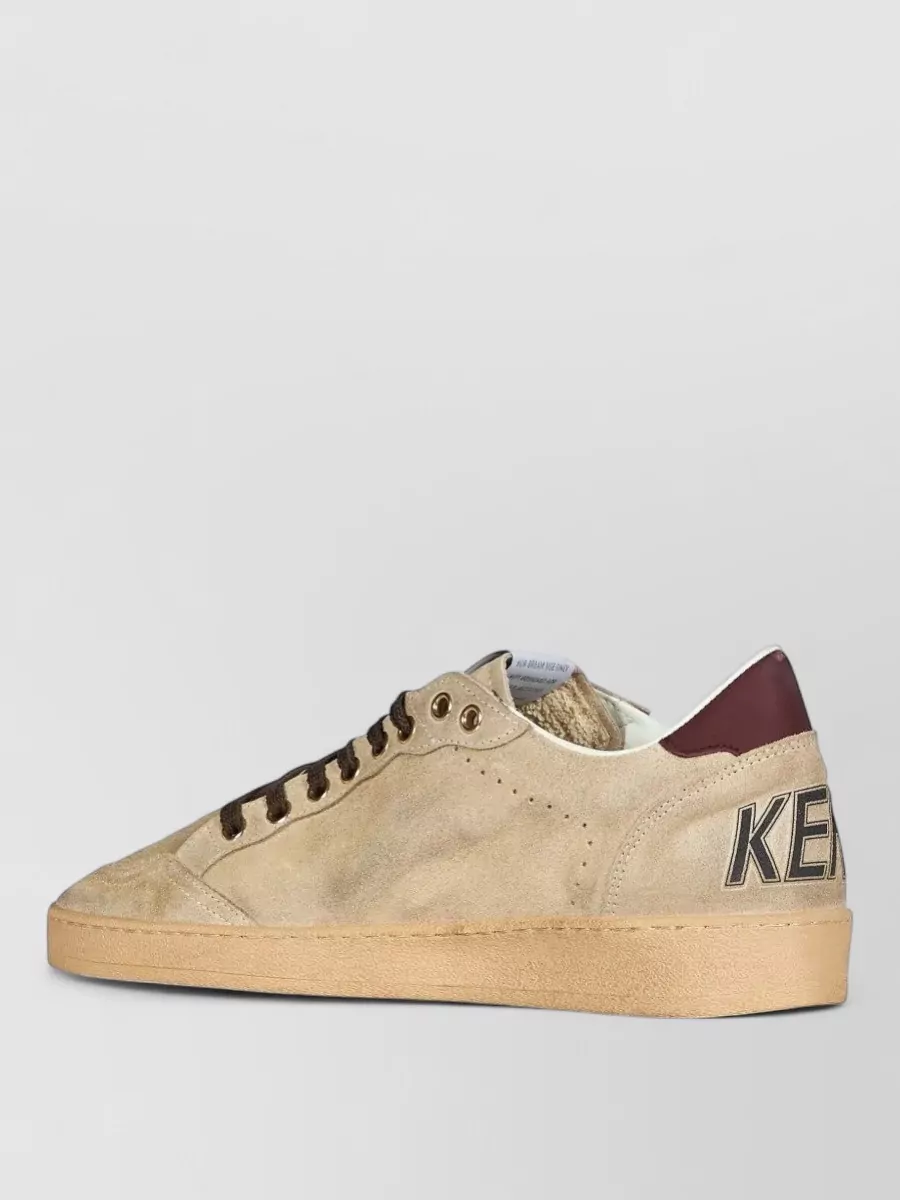 Golden Goose suede leather low-top sneakers