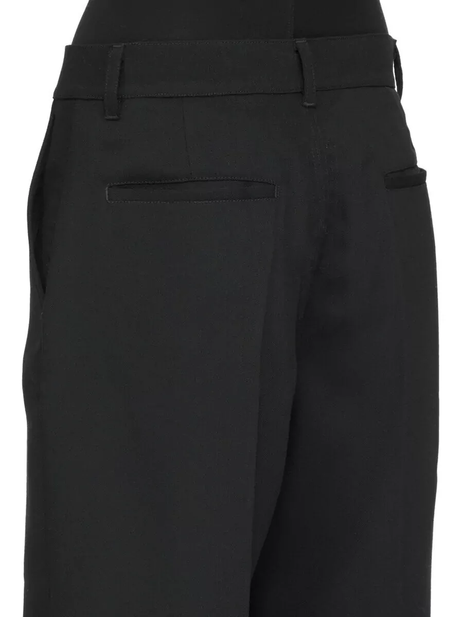Rick Owens Wool Knee-Length Tailored Shorts