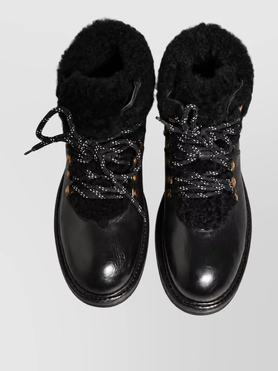 Dolce&Gabbana Leather Trekking Boots