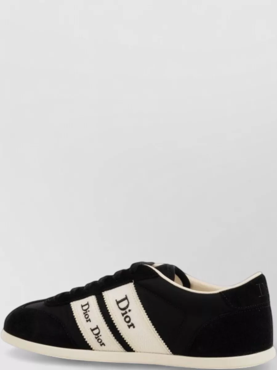 Christian Dior Leather Lace-Up Sneakers