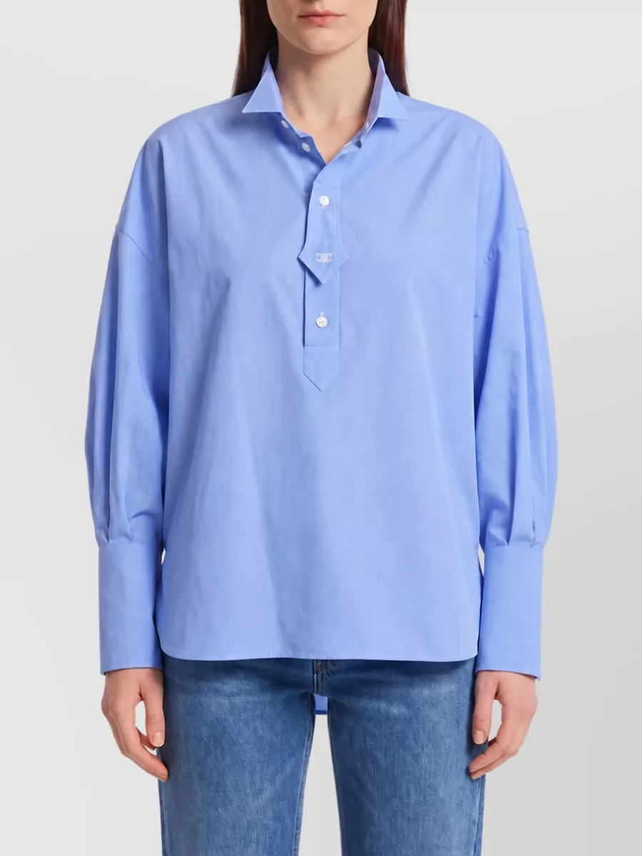 Celine Cotton poplin wide-fit shirt